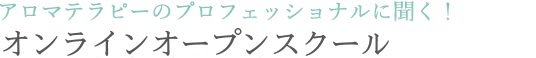 オンラインオープンスクール